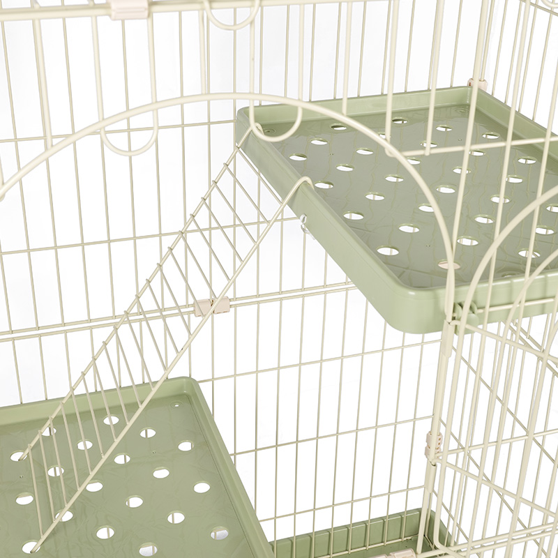 Bt-Double Couche Round Door Cat Cage