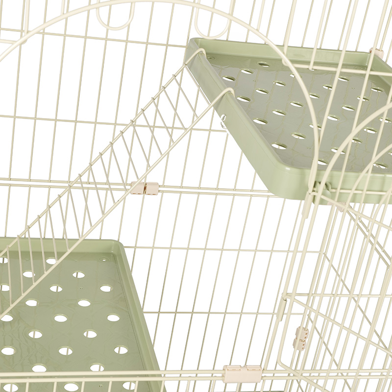 Bt-Double Couche Round Door Cat Cage