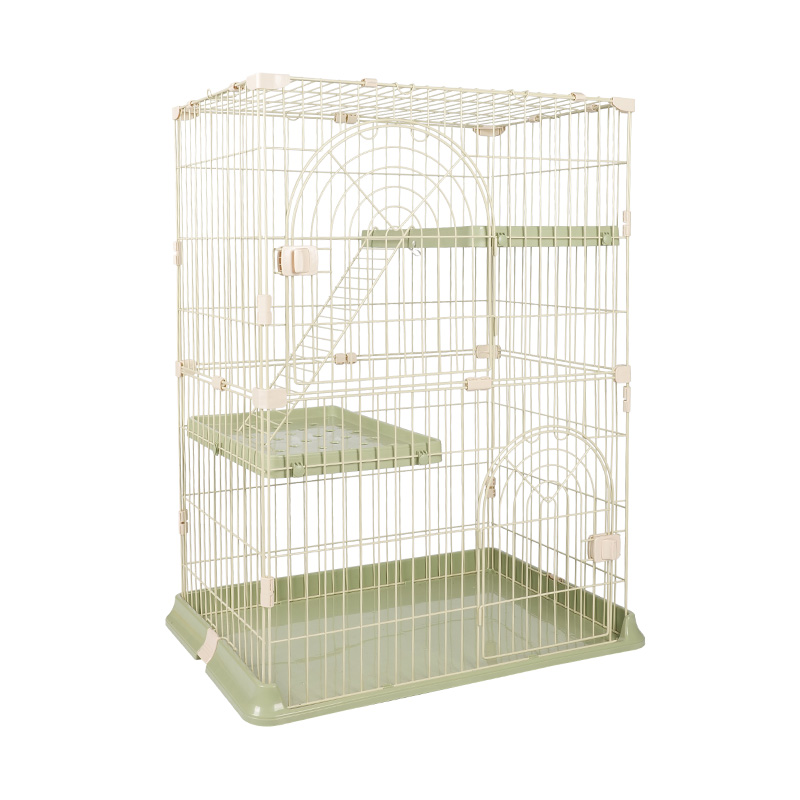 Bt-Double Couche Round Door Cat Cage