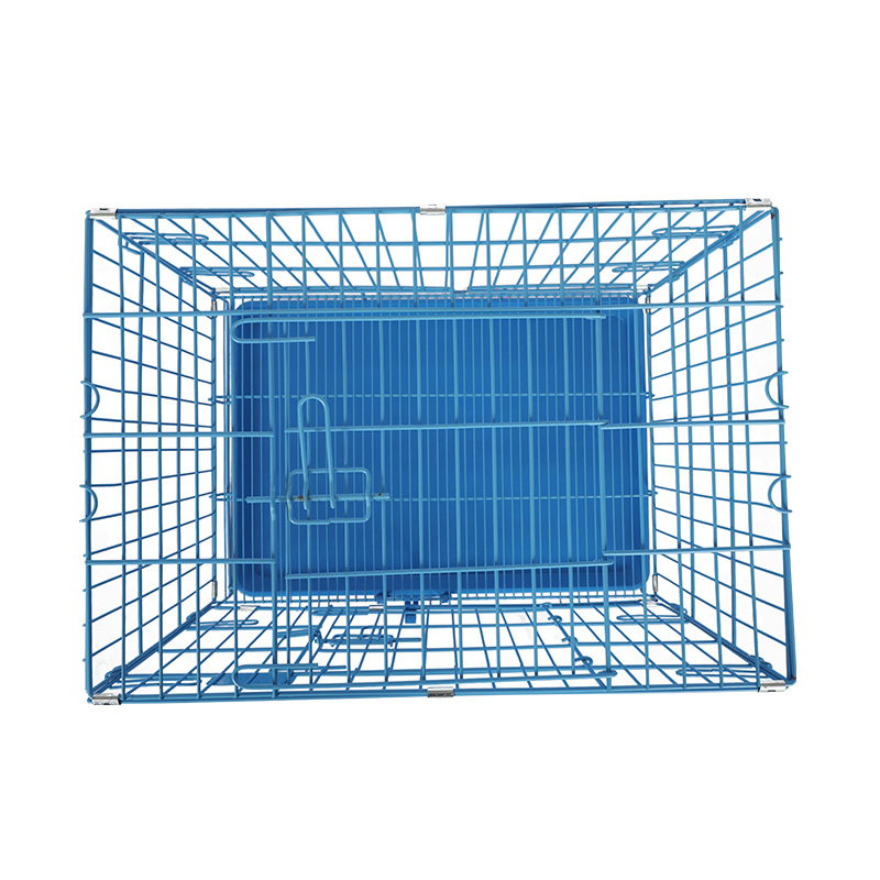 Caisse de chien pliable en métal pour chiots