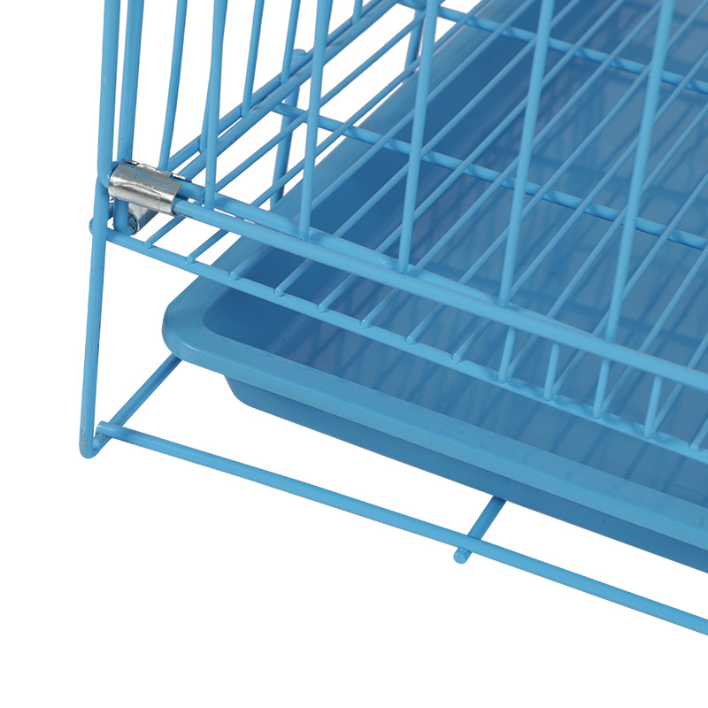 Caisse de chien pliable en métal pour chiots