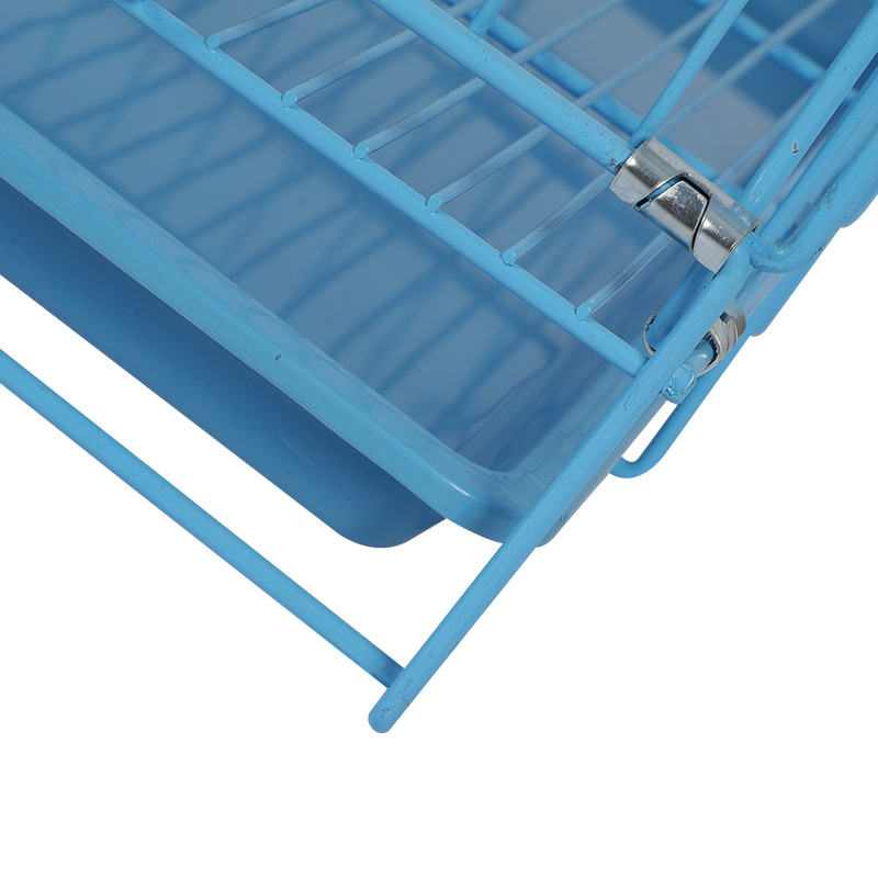 Caisse de chien pliable en métal pour chiots