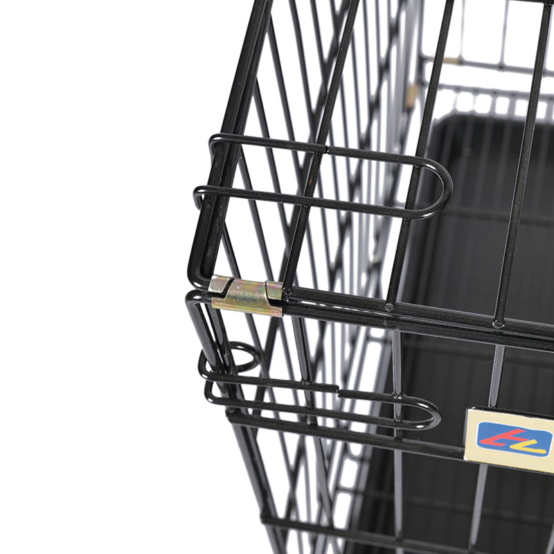 Caisse de chien pliable en métal pour chiots