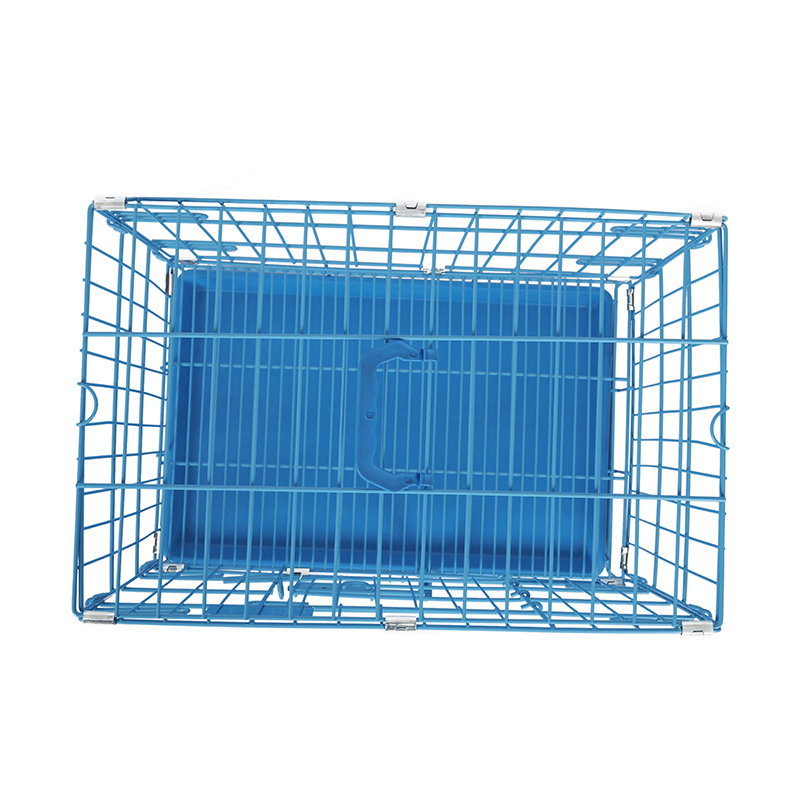 Caisse de chien pliable en métal pour chiots