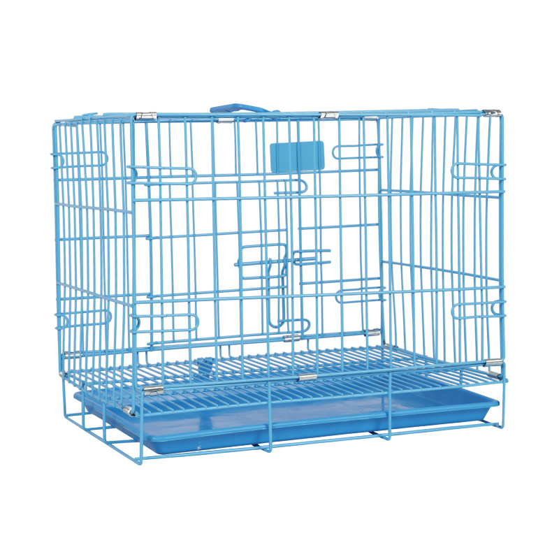 Caisse de chien pliable en métal pour chiots