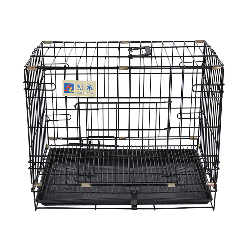 Caisse de chien pliable en métal pour chiots