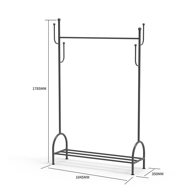 Cactus coat rack rack tanding-tanding-tanding rack de manteau Internet de style célébrité rack de vêtements de style