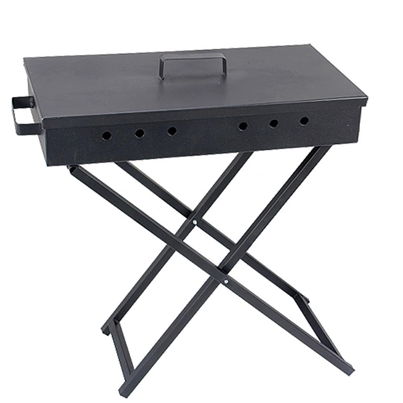 Gril de barbecue en forme de X en forme de X en acier inoxydable