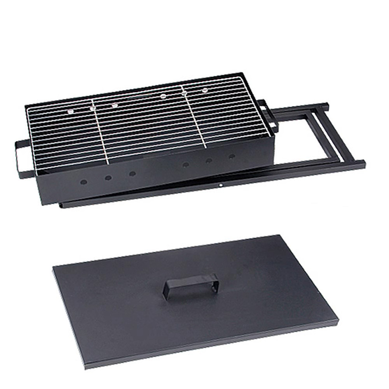 Gril de barbecue en forme de X en forme de X en acier inoxydable