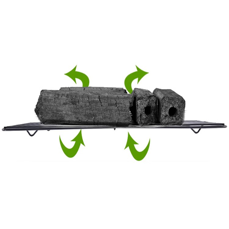 Gril de barbecue en forme de X en forme de X en acier inoxydable