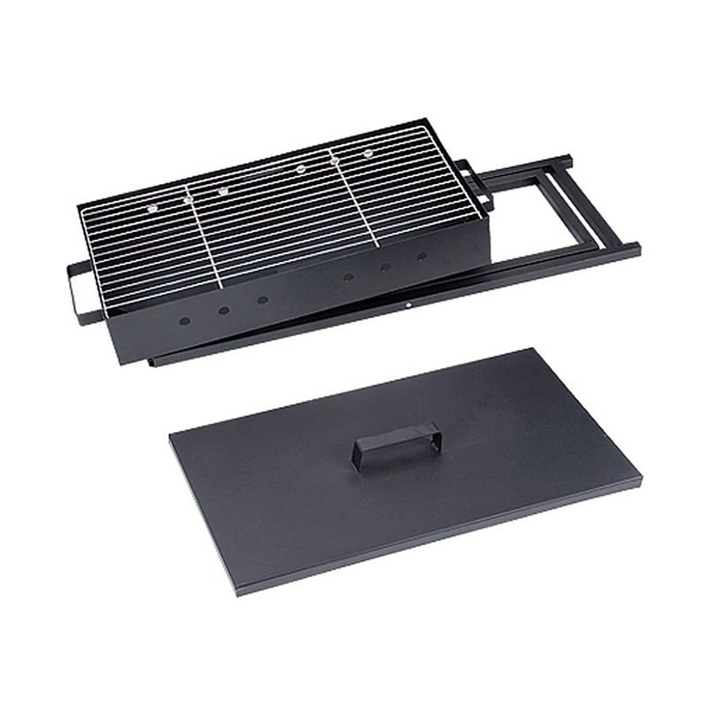 Grill couvert en forme de X