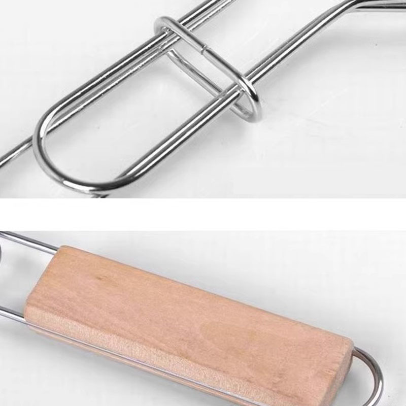Clips de poisson grillé en acier inoxydable