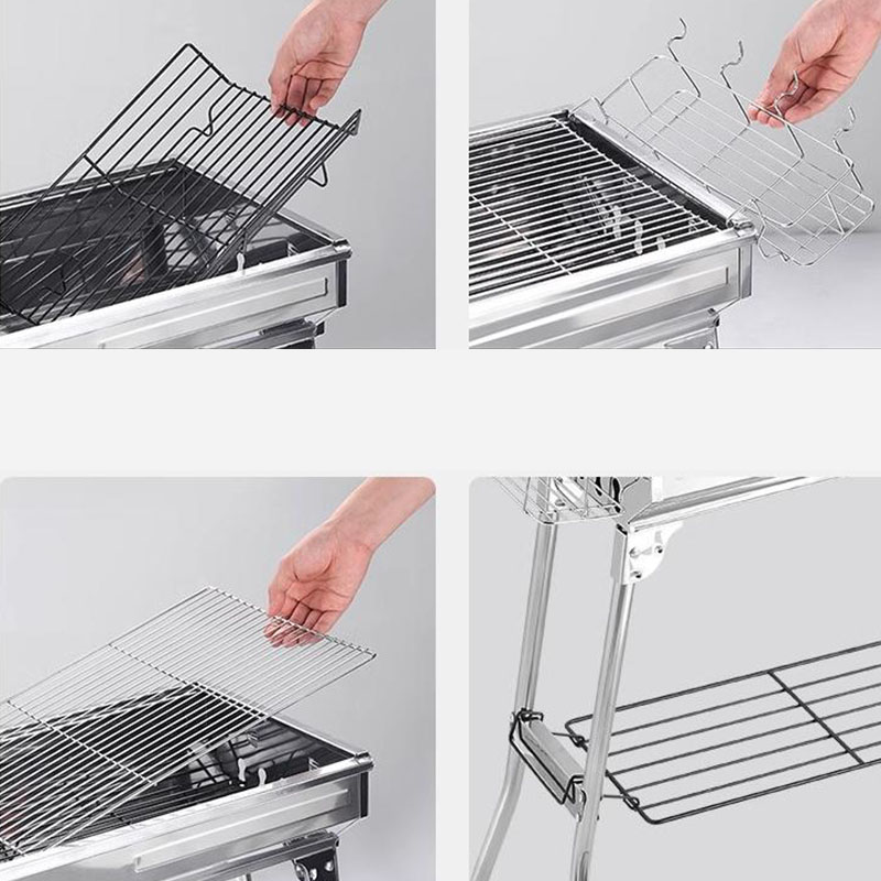Poêle portable pliant