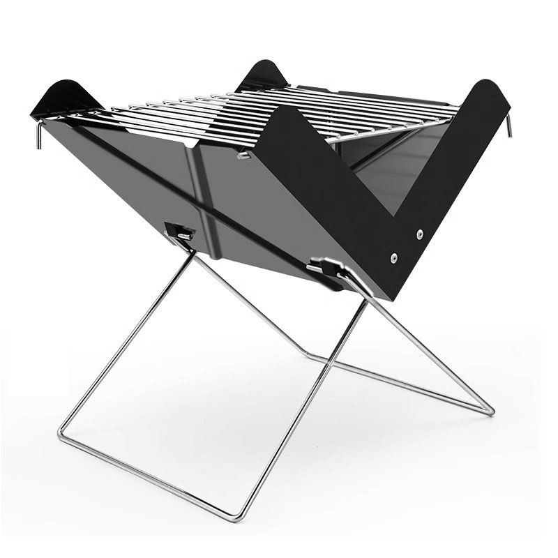 Pliant extérieur petit grill barbecue