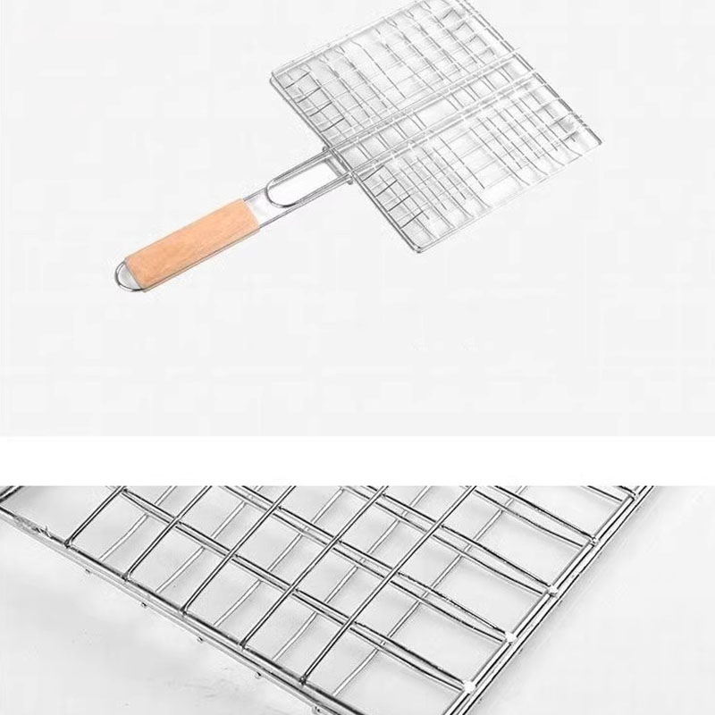 Clips de poisson grillé en acier inoxydable