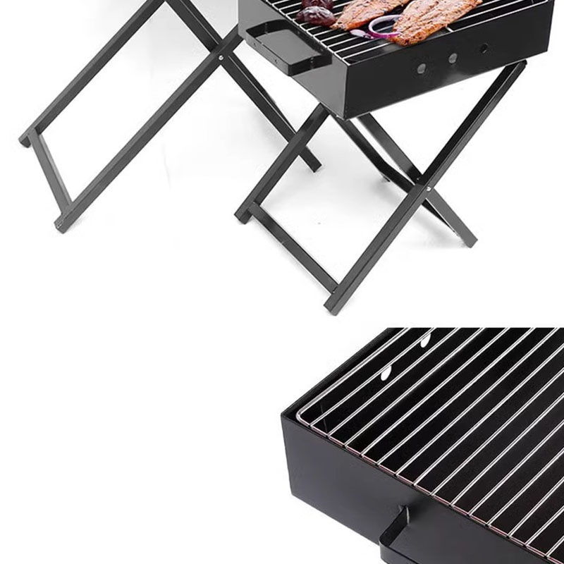 Grill couvert en forme de X